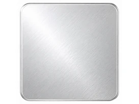 Aluminium metal surface texture with brushed finish and metallic shine