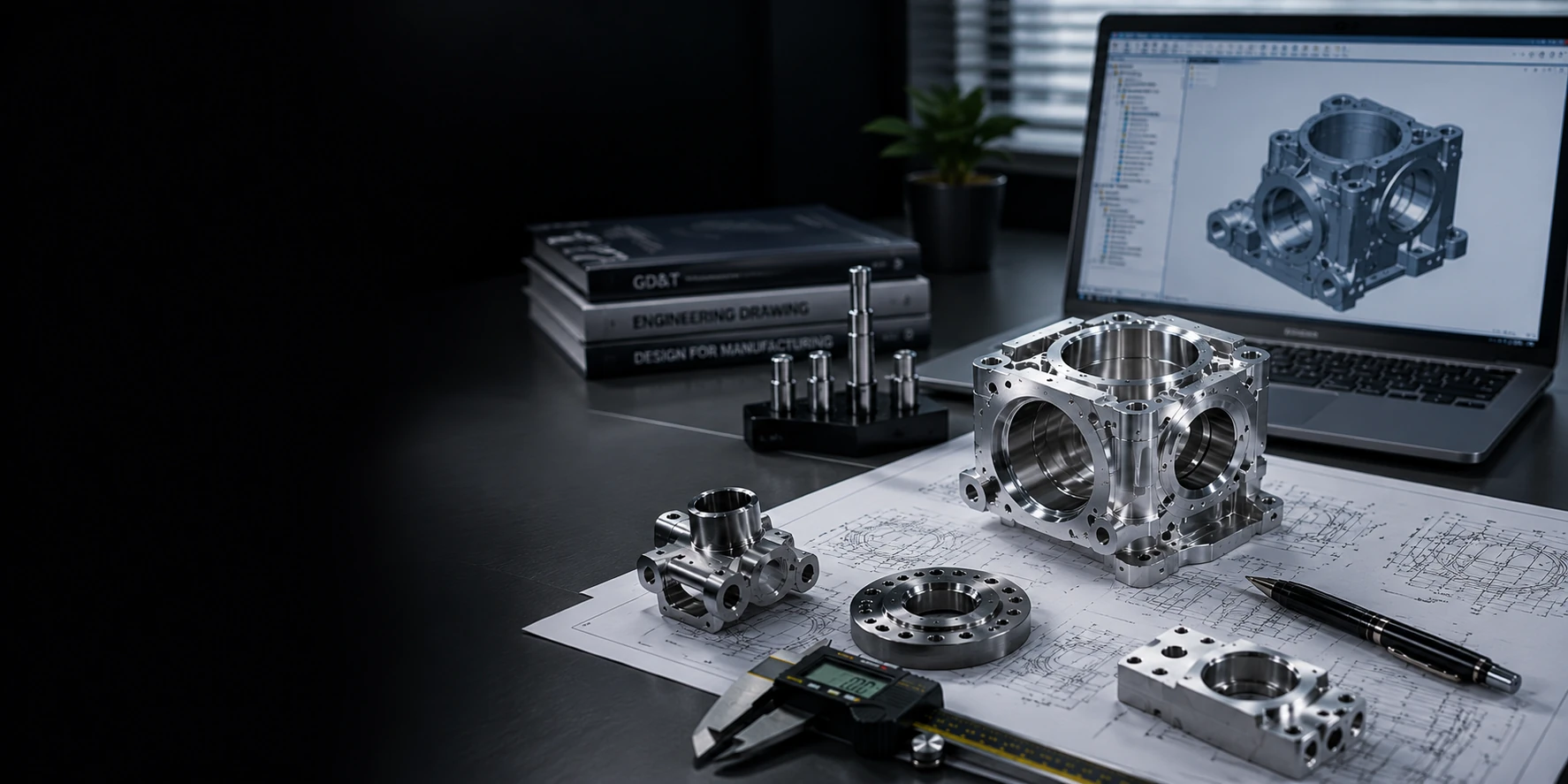 CAD design and engineering drawings for high-precision manufacturing